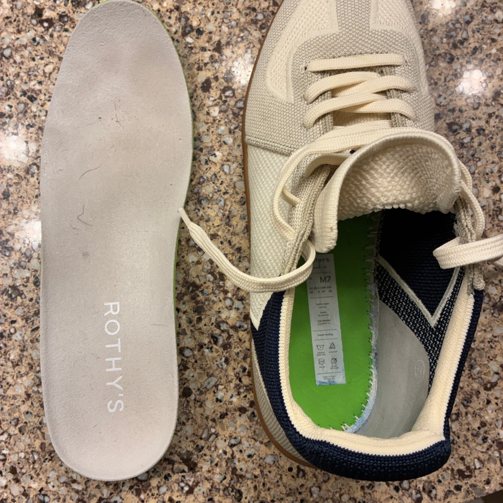 Rothy’s The RS01 Sneaker - Hudson. Sz 7 EUC - Picture 13 of 13